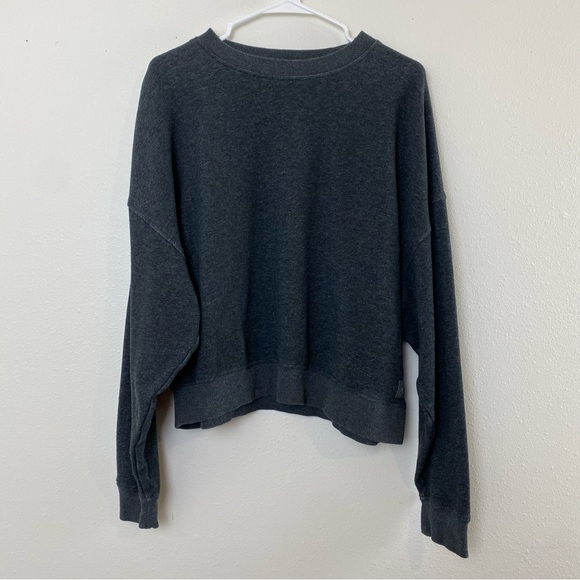 LinkSoul Long Sleeve Cropped Crewneck Sweatshirt - XL - Picture 2 of 14